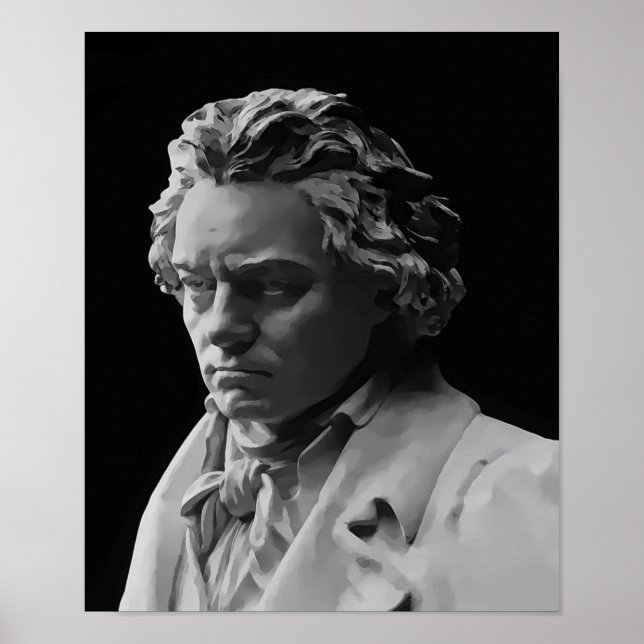 BEETHOVEN DEATH MASK POSTER (Front)