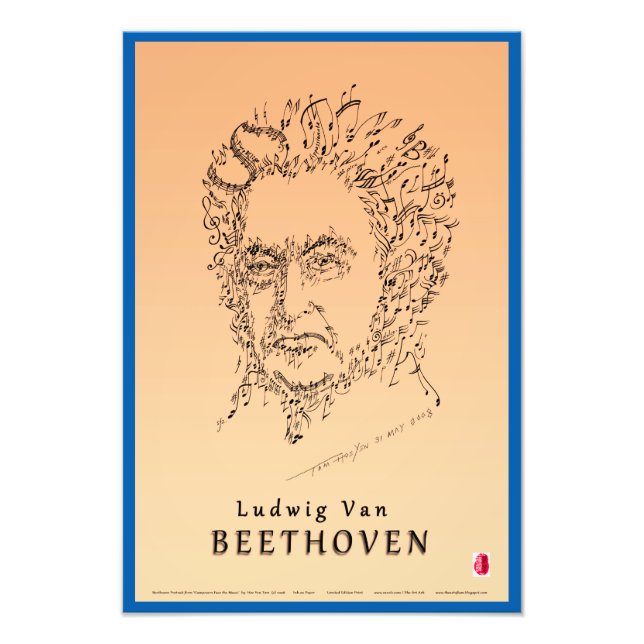 Beethoven Face the Music Photo Print (Front)