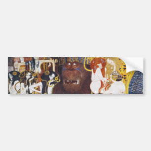 Beethoven Frieze(detail), Gustav Klimt Bumper Sticker