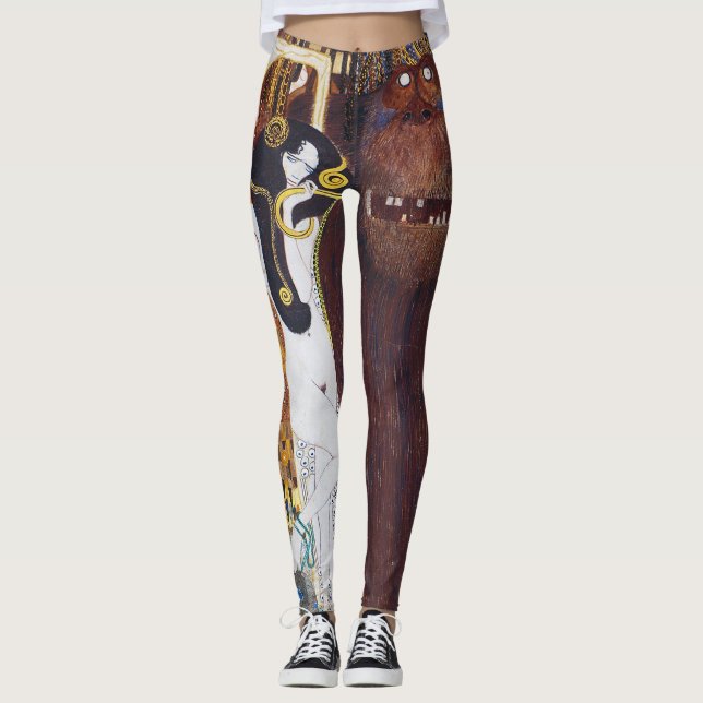 Beethoven Frieze(detail), Gustav Klimt Leggings (Front)