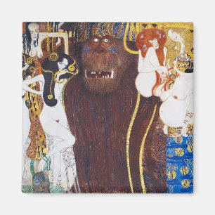 Beethoven Frieze(detail), Gustav Klimt Magnet