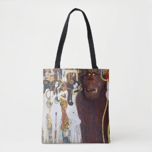Beethoven Frieze(detail), Gustav Klimt Tote Bag