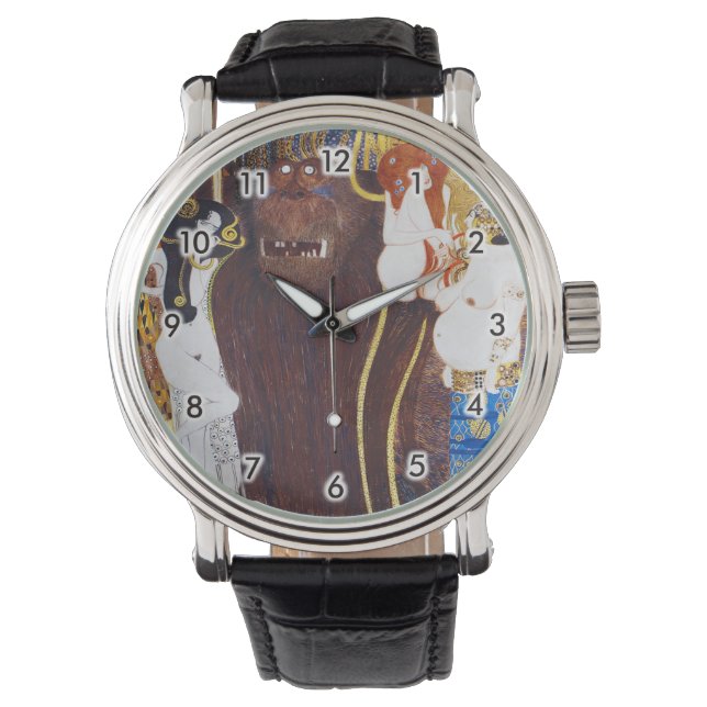 Beethoven Frieze(detail), Gustav Klimt Watch (Front)