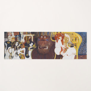 Beethoven Frieze(detail), Gustav Klimt Yoga Mat