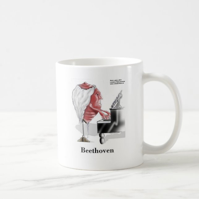 Beethoven Funny Gifts Tees Mugs Cards Etc (Right)