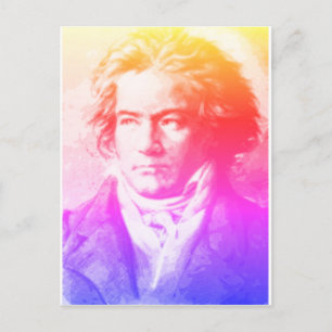Beethoven In Colours Postcard