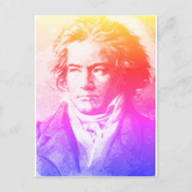 Beethoven In Colours Postcard (Front)