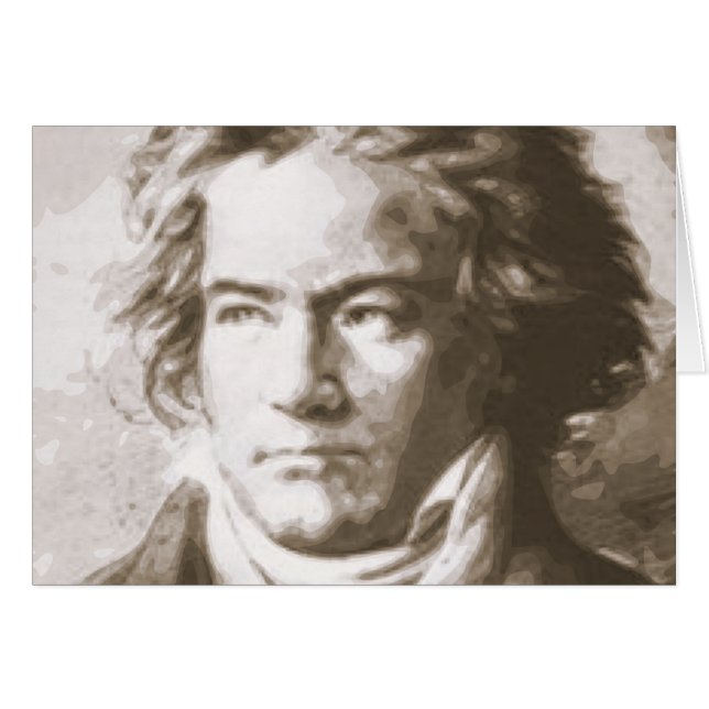 Beethoven In Sepia (Front Horizontal)