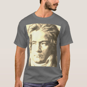 Beethoven In Sepia  T-Shirt