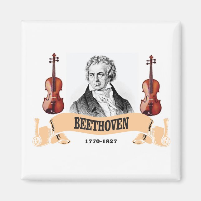 BEETHOVEN IN VIOLINS MAGNET (Front)