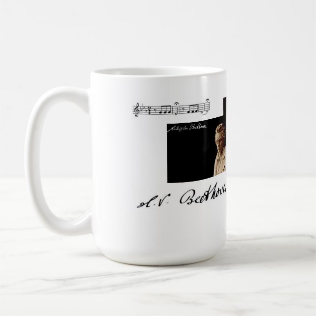 beethoven' mug (Left)