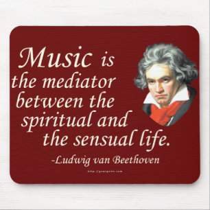 Beethoven on Music Mouse Mat