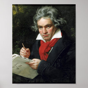 Beethoven Portrait by Joseph Karl Stieler Poster