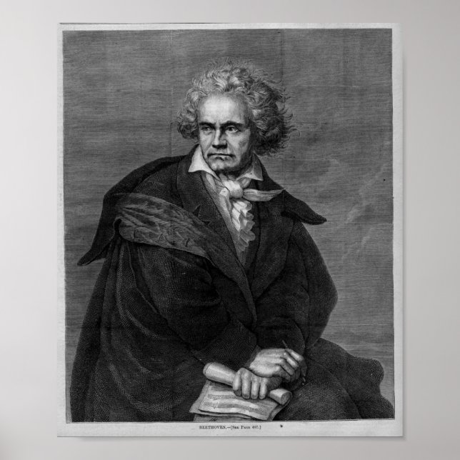 Beethoven Portrait Poster (Front)