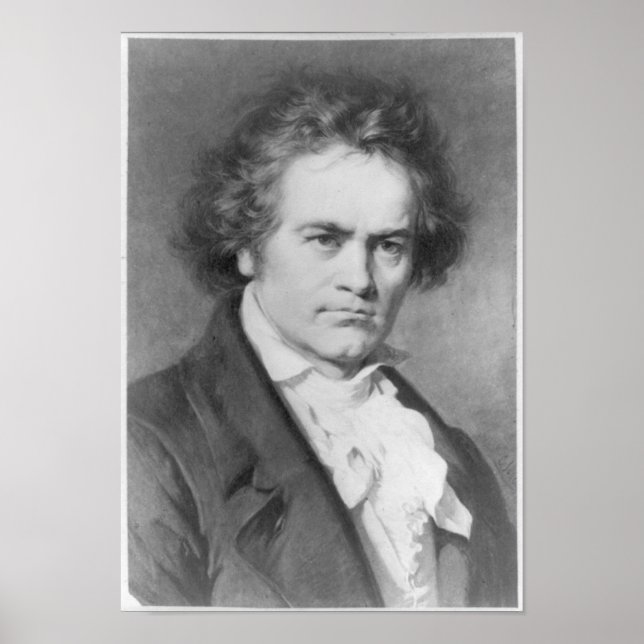 Beethoven Portrait Poster (Front)