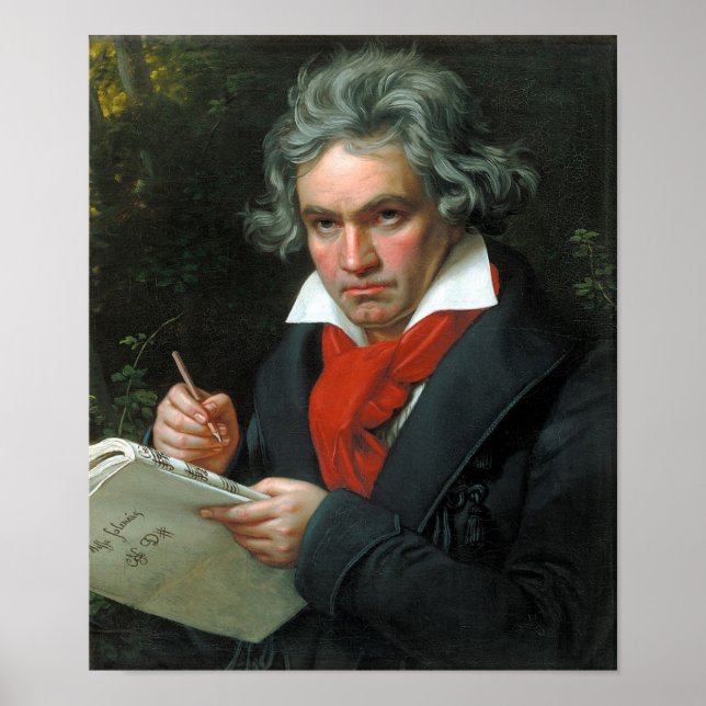 Beethoven Portrait Poster (Front)
