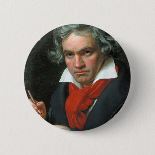 Beethoven Product Fine Art Classical Collection 6 Cm Round Badge