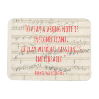 Beethoven Quote Magnet