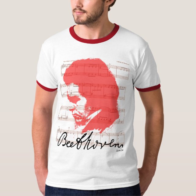 BEETHOVEN RED T-Shirt (Front)