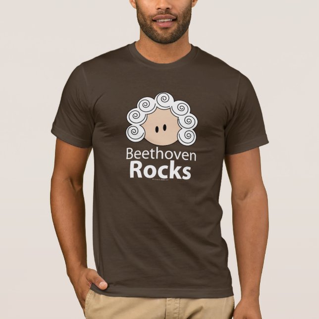 Beethoven Rocks Beethoven T shirt (Front)