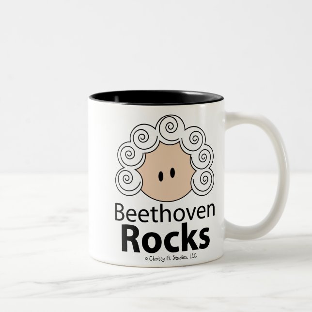 Beethoven Rocks Mug (Right)
