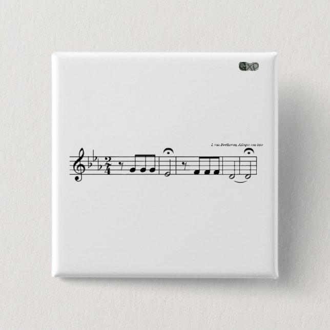 Beethoven Symphony No. 5 Badge (Front)