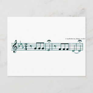 Beethoven Symphony No. 5 Postcard