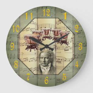 Beethoven ~ Symphony Orchestra ~ Timpani ~ Large Clock