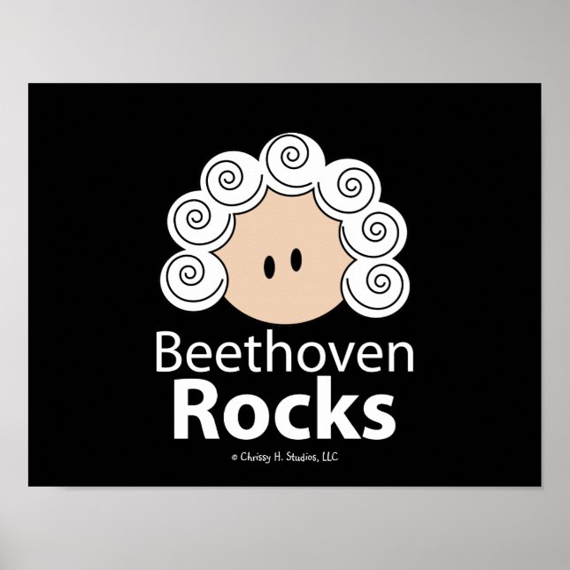 BeethovenRocks Beethoven Poster (Front)