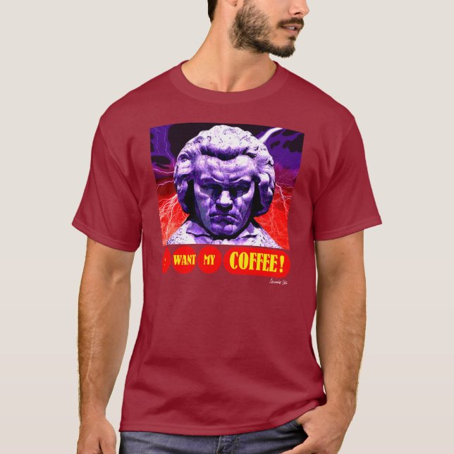 BEETHOVEN'S COFFEE T-Shirt (Front)