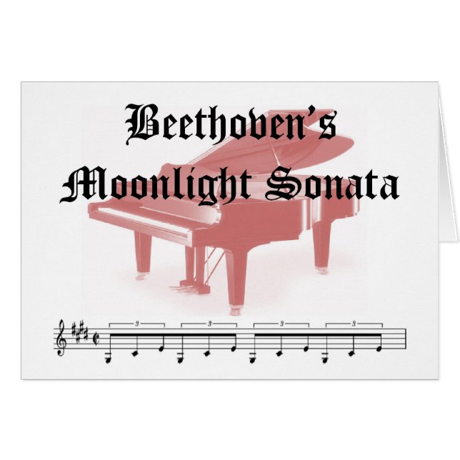 beethovens moonlight sonata  gifts (Front Horizontal)