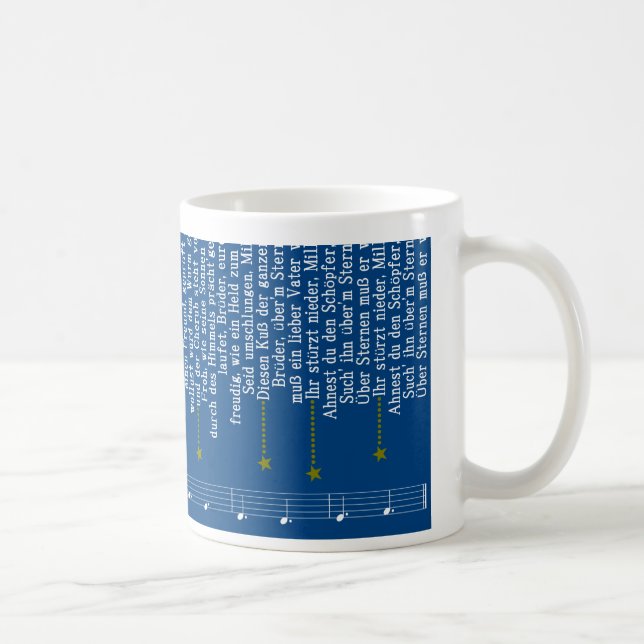 Beethoven's Ninth Coffee Mug (Right)