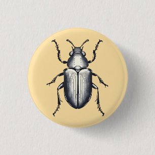 Beetle 3 Cm Round Badge