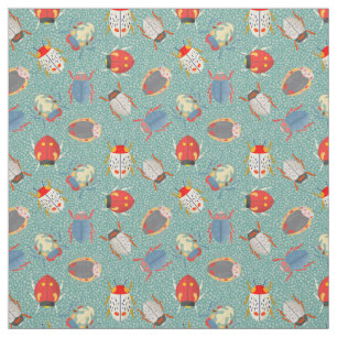 Beetle About Hero Pattern Fabric