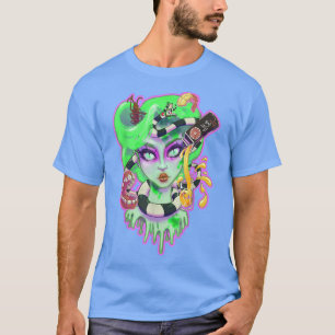 Beetle Babe juice Halloween ghost ghoul spooky T-Shirt