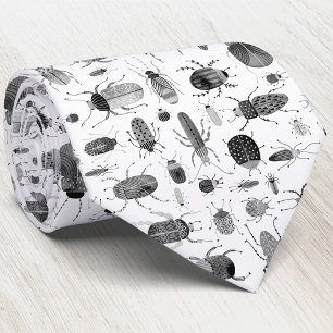 Beetle Black & White Tie