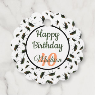 Beetle Bug Gift / Favour Tag - Personalised Option