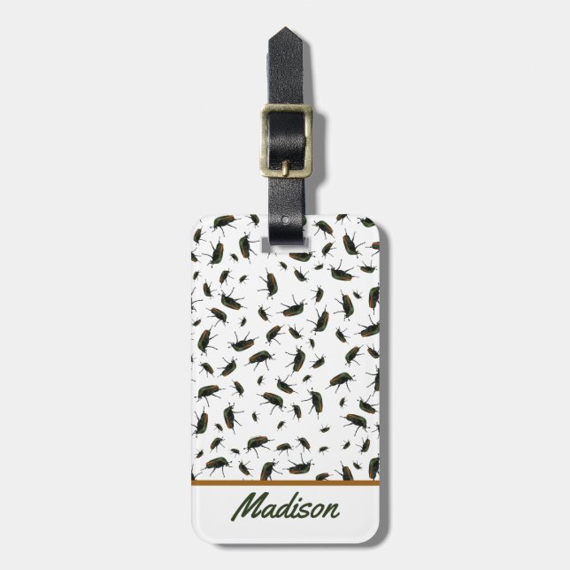 Beetle Bug Luggage Tags (Front Vertical)