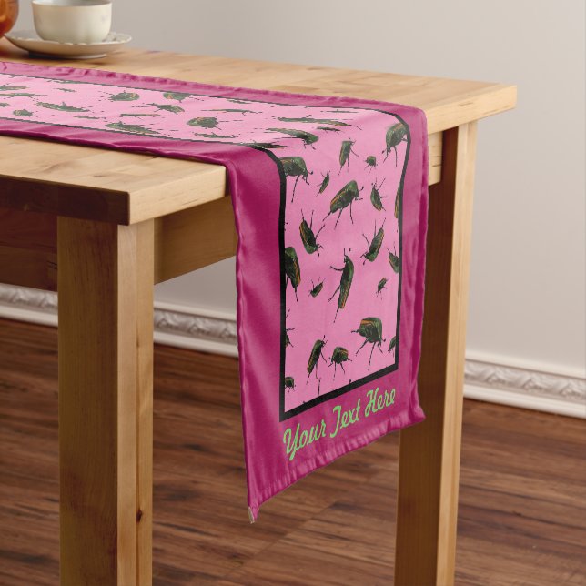 Beetle Bug Table Runner - Optional Personalisation (In Situ)