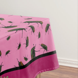 Beetle Bug Tablecloth - Optional Personalisation