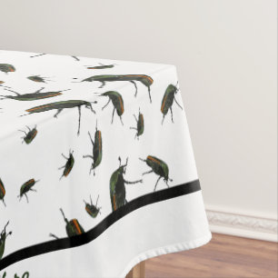Beetle Bug Tablecloth - Optional Personalisation