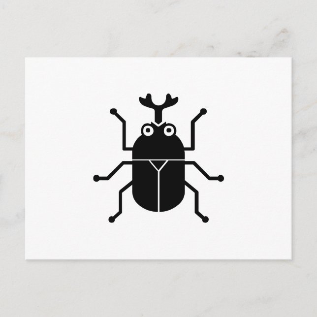 Beetle Postcard (Front)