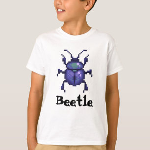 Beetle purple pixel art T-Shirt