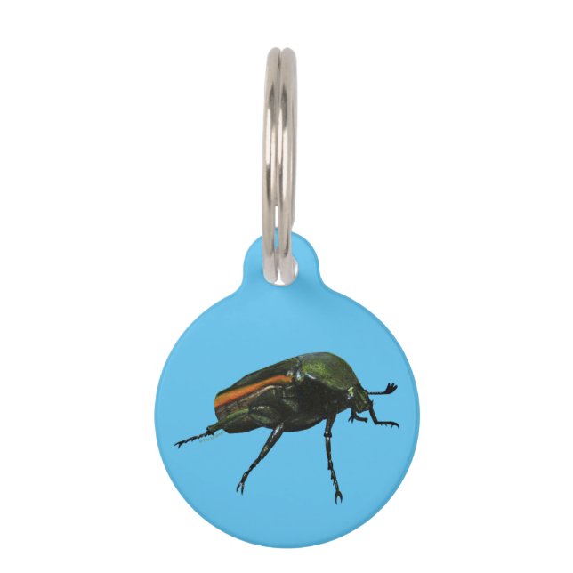 Beetle Round Pet Tag (Front)