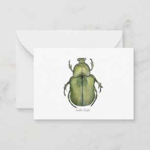 Beetle Watercolor Art Cards