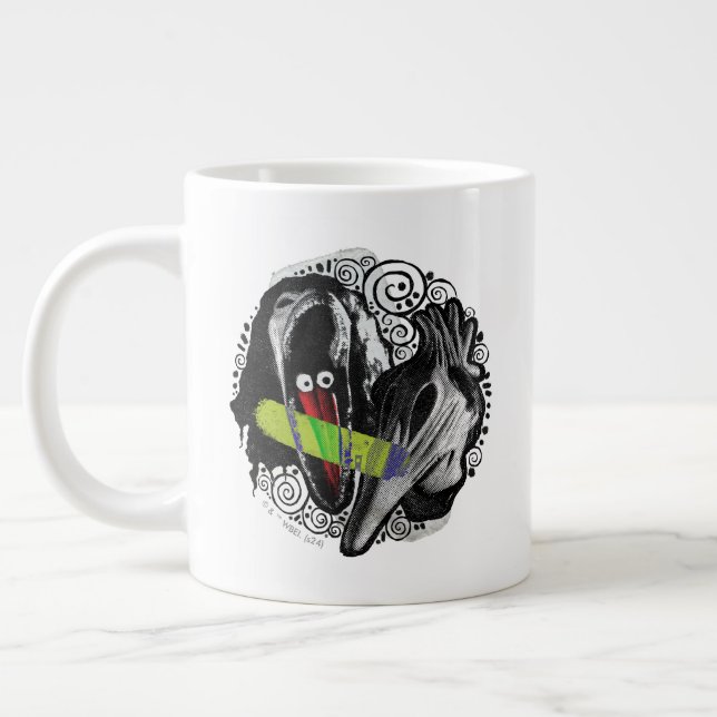 Beetlejuice | Adam & Barbara Scary Large Coffee Mug (Left)