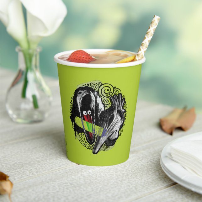 Beetlejuice | Adam & Barbara Scary Paper Cups (Insitu)