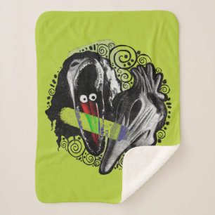 Beetlejuice   Adam & Barbara Scary Sherpa Blanket