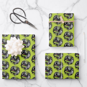 Beetlejuice   Adam & Barbara Scary Wrapping Paper Sheet