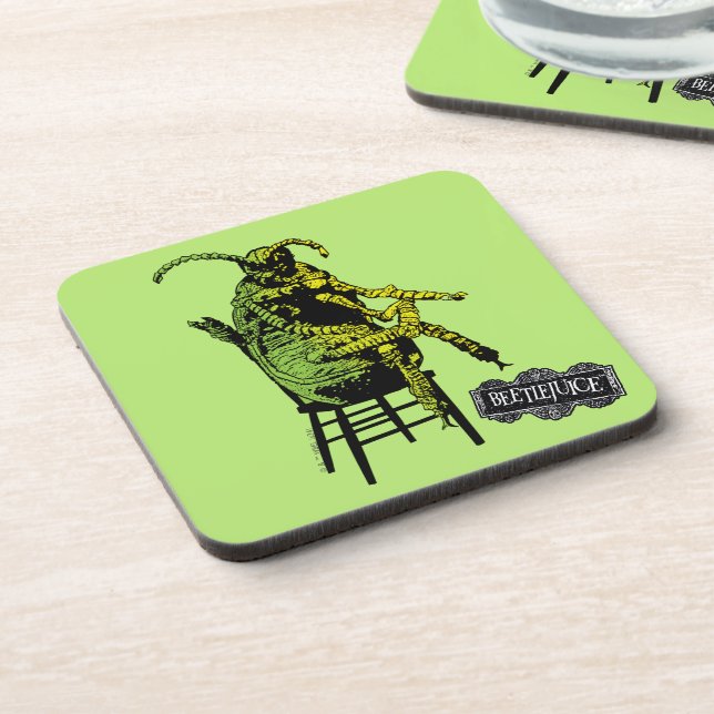 Beetlejuice | Beetle in Chair Coaster (Left Side)
